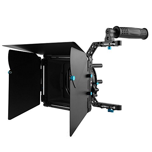 FOTGA DP3000 M4 DSLR Swing Away Mattebox Kits mit Griff an der Oberseite für alle Kamera-Rigs mit 15mm Rod Systeme