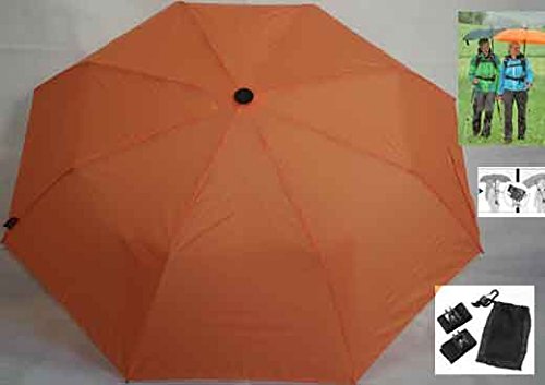 Euroschirm 1H16-OR Trekking-Schirm für handsfrei Teleskop orange
