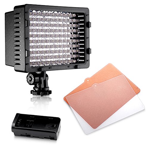 Neewer® CN-126 LED Videoleuchte Beleuchtung Dauerlicht für Kamera oder Digital Video Camcorder
